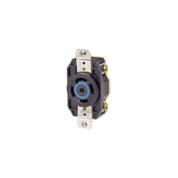 Leviton Tomacorriente Industrial LEV-2810, 1 Enchufe, Nema L21-30R, 120 - 208V, 30A, Negro 