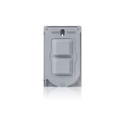 Leviton Placa de Intemperie para Contacto WM1V-GY, Gris 