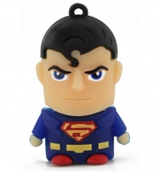 Memoria USB LevyDal, 16GB, USB 2.0, Superman 