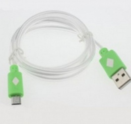 LevyDal Cable USB A Macho - Micro USB B Macho, 1 Metro, Verde 