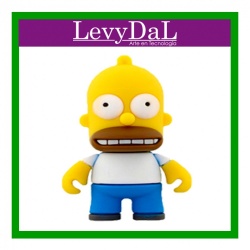 Memoria USB LevyDal Homero Simpson 3D, 16GB, USB 2.0, Multicolor 