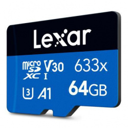 Memoria Flash Lexar LMS0633064G-BNNNG, 64GB MicroSD UHS-I Clase 10 