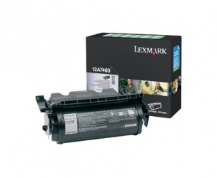 Tóner Lexmark 12A7460 Negro, 5000 Páginas 