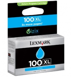 Cartucho Lexmark #100XL Cian, 600 Páginas 