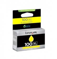 Cartucho Lexmark #100XL Amarillo, 600 Páginas 