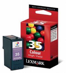 Cartucho Lexmark #35 Tricolor, 500 Páginas 