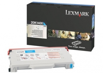 Tóner Lexmark 20K1400 Cian, 6600 Páginas, para C510 