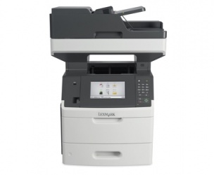 Multifuncional Lexmark MX710dhe, Blanco y Negro, Láser, Inalámbrico (necesita Adaptador), Print/Scan/Copy/Fax 