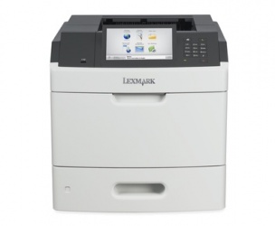 Lexmark MS812de, Blanco y Negro, Láser, Inalámbrico (necesita Adaptador), Print 