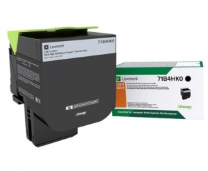 Tóner Lexmark 71B4HK0 Alto Rendimiento Negro, 6.000 Páginas  