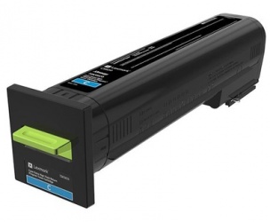 Tóner Lexmark 72K4XC0 Super Alto Rendimiento Cian, 22.000 Páginas  