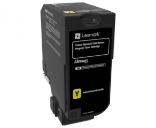 Tóner Lexmark 74C4SY0 Amarillo, 7.000 Páginas  