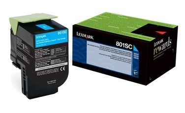 Tóner Lexmark 80C8SC0 Cian, 2.000 Páginas  