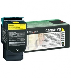 Tóner Lexmark C540A1YG Amarillo, 1.000 Páginas  
