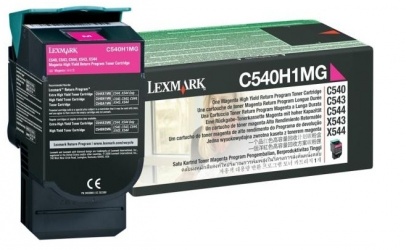 Tóner Lexmark C540H1MG Alto Rendimiento Magenta, 2.000 Páginas  
