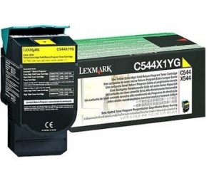 Tóner Lexmark C544X1YG Super Alto Rendimiento Amarillo, 4.000 Páginas  