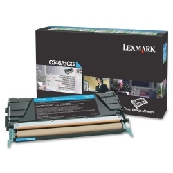 Tóner Lexmark C746A1CG Cian, 7.000 Páginas  
