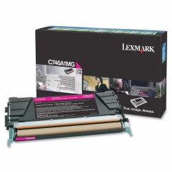 Tóner Lexmark C746A1MG Magenta, 7.000 Páginas  
