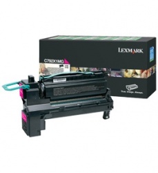 Tóner Lexmark C792X1MG Super Alto Rendimiento Magenta, 20.000 Páginas  
