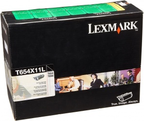 Tóner Lexmark T654X11L Negro, 36.000 Páginas 