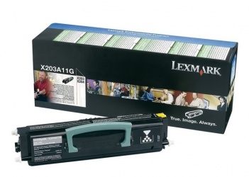 Tóner Lexmark Programa Retorno X203A11G Negro, 2500 Páginas 