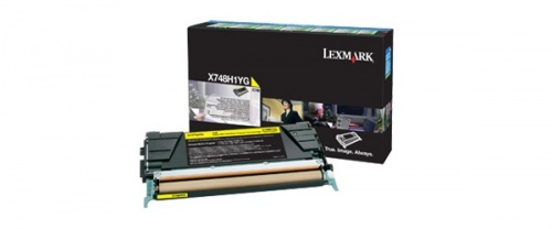 Tóner Lexmark Programa Retorno X748H1YG Amarillo, 10.000 Páginas 