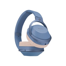 LFAcoustics Audífonos Aura, Bluetooth, Inalámbrico, 3.5mm, Azul/Blanco 