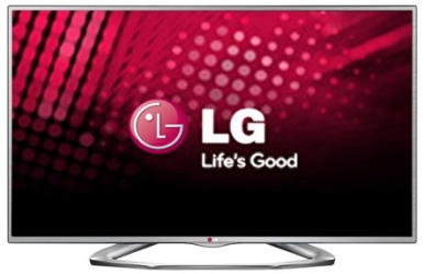 LG Smart TV LED 50LA6205 50'', Full HD, 3D + Lentes 3D, Negro/Plata 