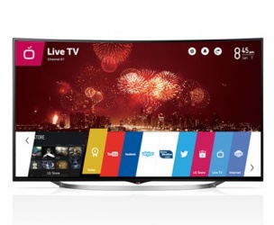 LG Smart TV Curve LED 55UC9700 55'', 4K Ultra HD, 3D, Negro/Plata 