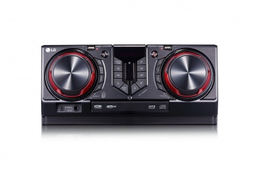 LG CJ44 Mini Componente, Bluetooth, 480W RMS, 2x USB 2.0, Karaoke, Negro 