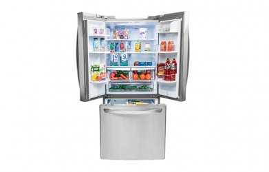 LG Refrigerador GF22WGS, 22 Pies Cúbicos, Gris 