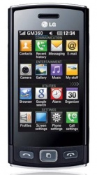 LG GM360, 3'', 240 x 400 Pixeles, Bluetooth 2.1+EDR, Negro 