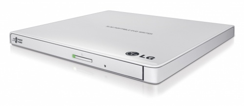 LG GP65NW60 Quemador de DVD Portátil, DVD-R 8x, CD 24x, USB 2.0, Externo, Blanco 