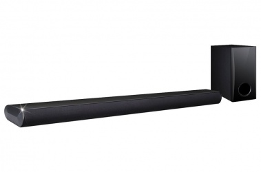 LG Barra de Sonido con Subwoofer LAS355B, Bluetooth, Inalámbrico, 2.1, 120W RMS, USB, Negro 