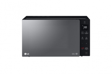 LG Horno de Microondas MH1536GIR, 1.5 Pies Cúbicos, 1350W, 42 Litros, Negro/Gris 