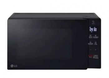 ﻿LG Horno de Microondas MS2032GAS, 0.7 Pies Cúbicos, 700W, 20L, Negro 