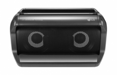 LG Bocina Portátil PK5, Bluetooth, Alámbrico/Inalámbrico, Negro Resistente al Agua 