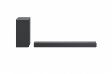 LG Barra de Sonido con Subwoofer S75Q, Bluetooth, Inalámbrico, 3.1.2, 380W RMS, USB, Gris 