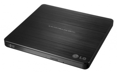 LG SP60NB50 Quemador de DVD, DVD-R 8x, DVD-RW 6x, Externo, Negro 