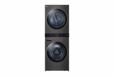 LG Centro de Lavado de Carga Frontal WashTower, 22kg Lavado / 22kg Secado, Negro 