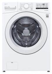 LG Lavadora de Carga Frontal WM20WV26W, 20kg, 8 Programas de Lavado, Blanco ― incluye Secadora DF20WV2 