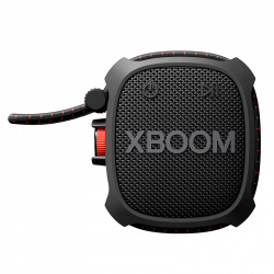 LG Bocina Portátil XBOOM Go XG2TBK, Bluetooth, Inalámbrico, USB-C, 5W, Negro - Resistente al Agua 