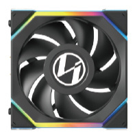 Ventilador Lian Li Uni Fan SL Wireless LCD 120, 120mm, 1900RPM, ARGB, Negro 