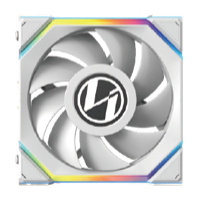 Ventilador Lian Li Uni Fan SL Wireless LCD 120, 120mm, 1900RPM, ARGB, Blanco 