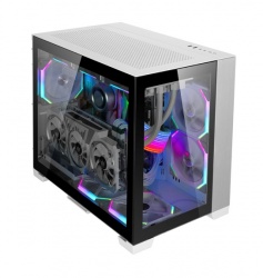 Gabinete Lian Li O11 Dynamic Mini con Ventana, Mini-Tower, ATX/Micro ATX/Mini-ATX, USB 3.0, sin Fuente/Ventiladores Instalados, Blanco 