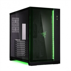 Gabinete Lian Li PC-O11 Dynamic Razer Edition con Ventana, Tower, E-ATX/ATX/Micro-ATX, USB 3.0, sin Fuente/Ventiladores Instalados, Negro 
