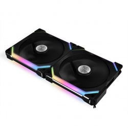 Ventilador Lian Li Uni Fan SL140 RGB, 140mm, 500 - 1500RPM, Negro - 2 Piezas 