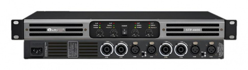 Lim Audio Amplificador de Audio STP-4400, Alámbrico, 3 Canales, Conector Banana, 120V 