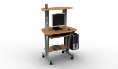 Linea Italia Escritorio para Computadora Turin M137CPU, Maple 