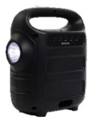 Link Bits Bocina Portátil SA6002, Bluetooth, Inalámbrico, USB-A, 10W, Negro 